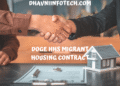 doge hhs migrant housing contract