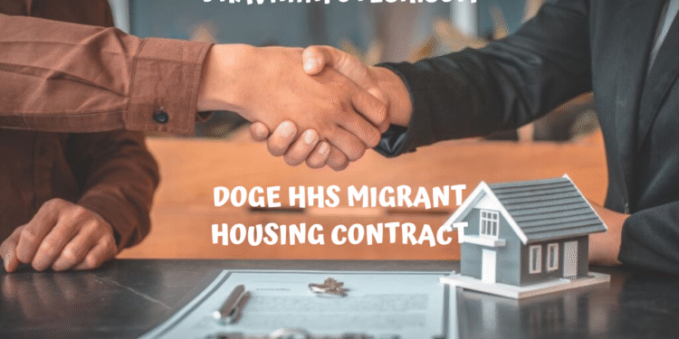 doge hhs migrant housing contract
