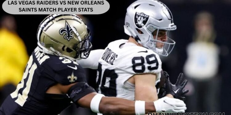 Las Vegas Raiders vs New Orleans Saints Match Player Stats